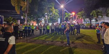 Polres Bitung Laksanakan Apel Kesiapan Pelaksanaan Kegiatan Rutin Yang Ditingkatkan (KRYD) Antisipasi Malam Minggu
