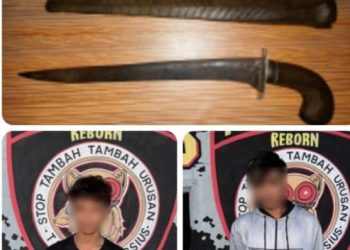 Winenet dua Kec. Aertembaga Kota Bitung, yang langsung menikam korban dengan menggunakan pisau badik. 