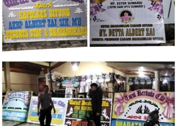 Polres Bitung Berduka Cita atas Meninggalnya Istri Kanit Intelkam Polsek Maesa