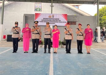 Humas Polres Bitung Kapolres Bitung AKBP Albert Zai, SIK., MH, Memimpin Upacara Serah Terima Jabatan dan Pelantikan di Lingkungan Polres Bitung