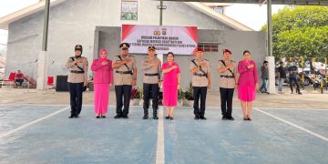 Humas Polres Bitung Kapolres Bitung AKBP Albert Zai, SIK., MH, Memimpin Upacara Serah Terima Jabatan dan Pelantikan di Lingkungan Polres Bitung