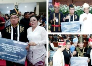Minahasa Raih Digital Tax Champion Award 2025 dan Bantuan Hutan Rakyat di HUT Sulut ke-61