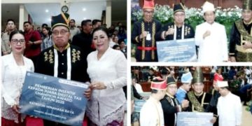 Minahasa Raih Digital Tax Champion Award 2025 dan Bantuan Hutan Rakyat di HUT Sulut ke-61