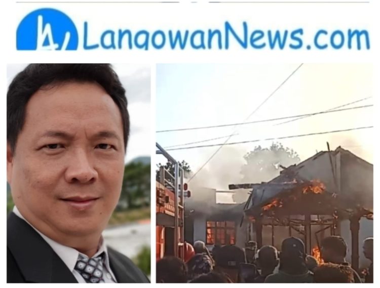 Kebakaran Menghanguskan Rumah di Langowan, Walukow Soroti Sistem Damkar Minahasa