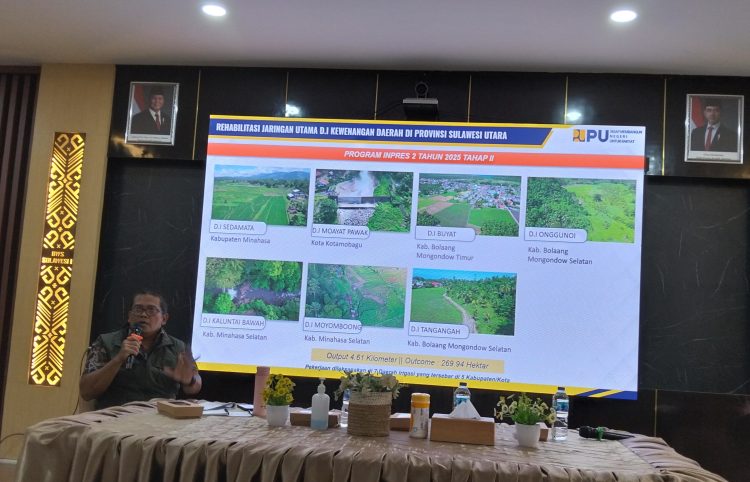 BWS Sulawesi Utara Fokus Perkuat Irigasi Demi Swasembada Pangan