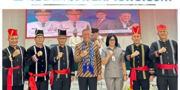 Sekda Minahasa Hadiri Penutupan Pelatihan Kepemimpinan Nasional Tingkat II Angkatan VIII Tahun 2025
