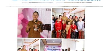 Wabup VaSung Resmikan Festival Tunas Bahasa Ibu Minahasa 2025 di Kawangkoan