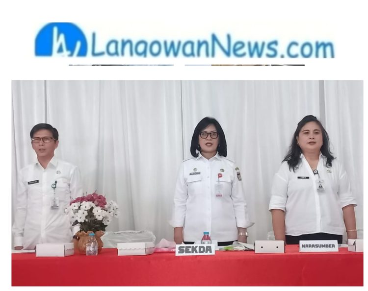 Sekda Lynda Watania Buka Kegiatan Fasilitasi Penegasan Batas Desa 2025