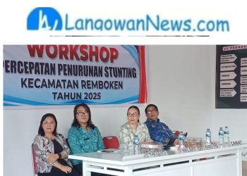 Wabup Vanda Sarundajang Buka Workshop Percepatan Penurunan Stunting di Kecamatan Remboken