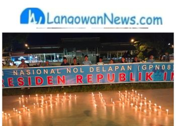 DPD GPN 08 Sulut Gelar Doa Bersama dan Bentangkan Baliho 74 Meter Rayakan HUT ke-74 Presiden Prabowo Subianto