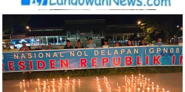 DPD GPN 08 Sulut Gelar Doa Bersama dan Bentangkan Baliho 74 Meter Rayakan HUT ke-74 Presiden Prabowo Subianto
