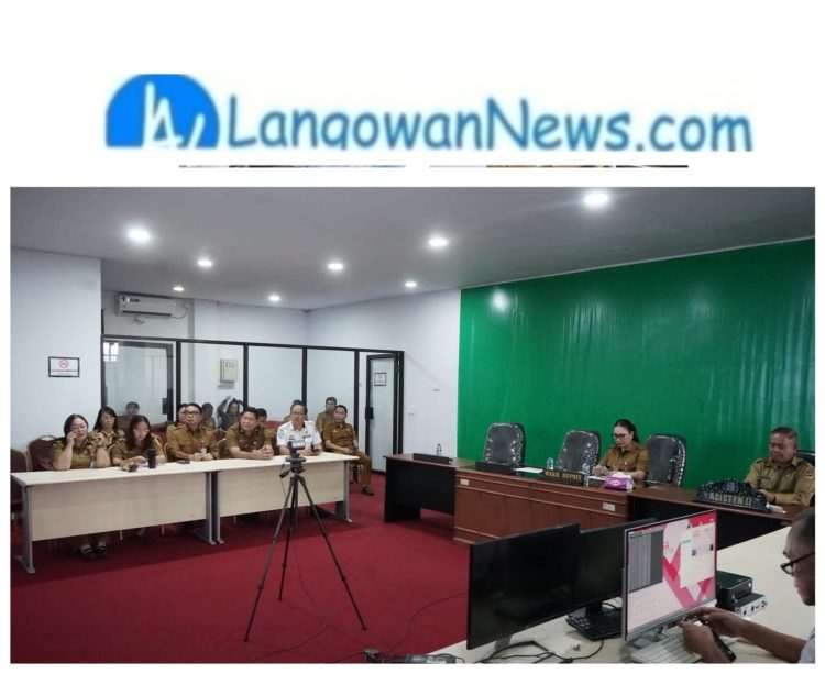 Wakil Bupati Minahasa Ikuti Rakor Pengendalian Inflasi yang Dipimpin Mendagri dan Menkeu