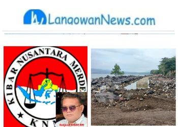 LSM Kibar Nusantara Merdeka Desak Direktorat Jenderal SDA Periksa Proyek Pengaman Pantai Amurang Diduga Tak Sesuai Bestek