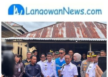 kunjungan Menteri Energi dan Sumber Daya Mineral di Langowan