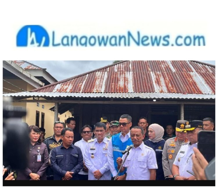 kunjungan Menteri Energi dan Sumber Daya Mineral di Langowan