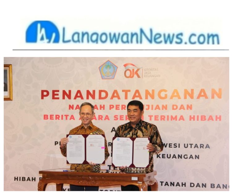 Pemprov Sulut Dorong Literasi Keuangan Lewat Hibah Aset ke OJKGubernur Sulawesi Utara