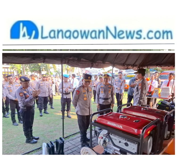 Humas Polres Bitung  Waka Polda Sulut Kunjungi Polres Bitung, Apresiasi Kesiapan Tanggap Darurat Bencana