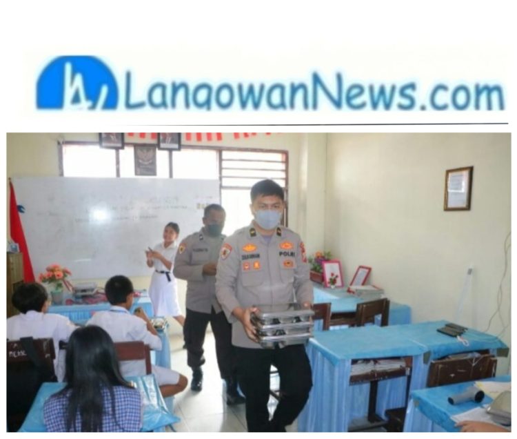 Distribusi Perdana Makanan Bergizi Gratis, SPPG SPN Polda Sulut Siapkan 1.086 Porsi untuk 12 Sekolah