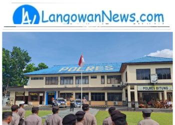 ‎Polres Bitung Gelar Apel Operasi Zebra Samrat 2025, Fokus Pengamanan Jelang Nataru