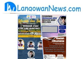 FEB Unsrat Gelar Ibadah Oikumene dan Rayakan Peresmian Program Studi Doktor Ilmu Akuntansi