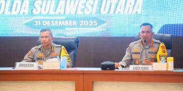 Polda Sulut Gelar Rilis Akhir Tahun, Sampaikan Pelaksanaan Tugas Selama Tahun 2025