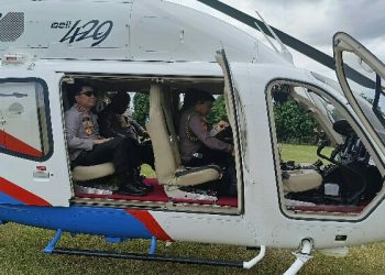 Kapolda Sulut Lakukan Patroli Udara, Cek Kamseltibcarlantas Kota Manado dan Bitung