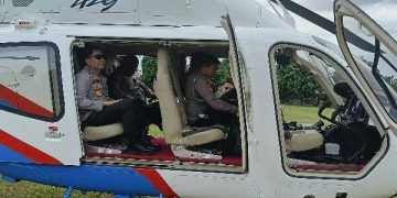 Kapolda Sulut Lakukan Patroli Udara, Cek Kamseltibcarlantas Kota Manado dan Bitung