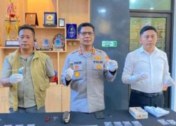 Polresta Manado Rilis Dua Kasus Sabu, Dua Tersangka Diamankan