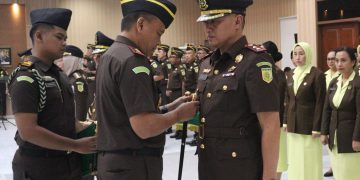 Kejati Sulut Lantik dan Ambil Sumpah Pejabat Eselon II dan III