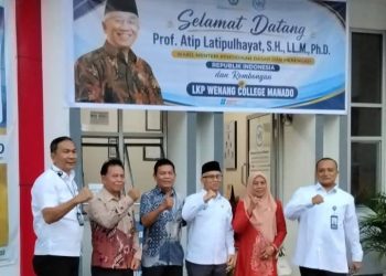 Direktur Wenang College Manado Sampaikan Terima Kasih kepada Wakil Menteri Pendidikan Dasar dan Menengah RI