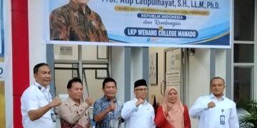 Direktur Wenang College Manado Sampaikan Terima Kasih kepada Wakil Menteri Pendidikan Dasar dan Menengah RI