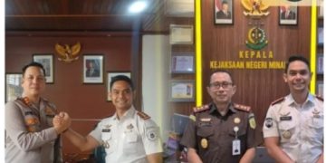 Perkenalan Sekaligus Perkuat Sinergi, Kalapas Tondano Sambangi Kapolres dan Kajari Minahasa