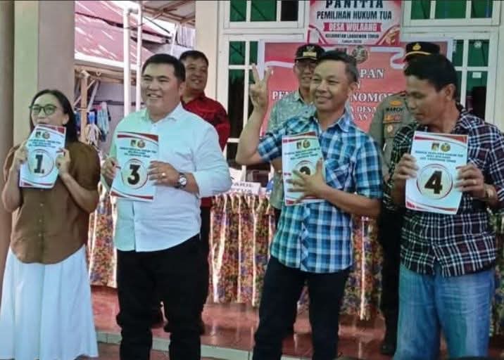 Empat Calon Hukum Tua Desa Wolaang Resmi Ditetapkan, Pilhut 2026 Diprediksi Berlangsung Ketat