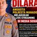 Polresta Manado Larang Anggota Live Streaming Saat Jam Dinas, Netizen Beri Beragam Tanggapan