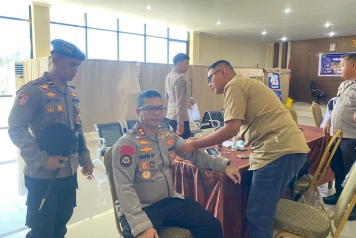 polres Bolaang mongondow Terima Pemeriksaan Kesehatan Berkala T.A 2026 Oleh Biddokkes Polda Sulut