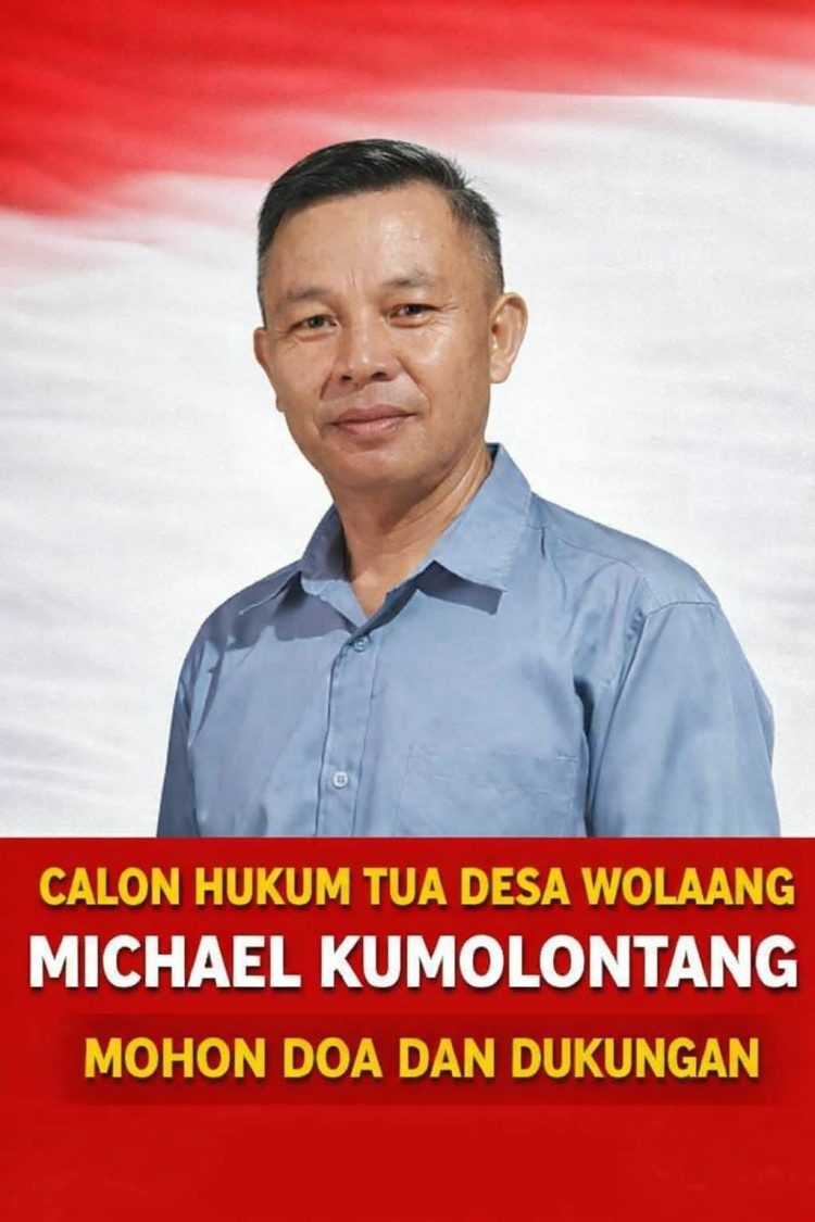 Michael Kumolontang Mohon Doa Restu Masyarakat Wolaang