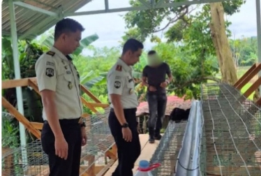 Kalapas Tondano Kawal Langsung Pembangunan Kandang Ayam Petelur, Siapkan Warga Binaan Jadi Mandiri