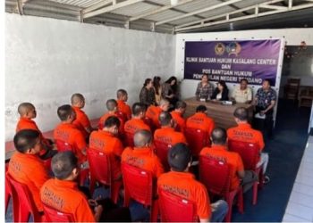 Lapas Tondano Hadirkan Penyuluhan Hukum dan Konsultasi Gratis bagi Warga Binaan