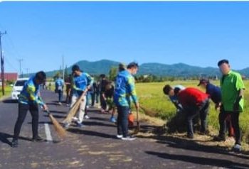 Semangat Kemerdekaan, Lapas Tondano Bersama Pemerintah Bersihkan Jalan Tondano–Papakelan