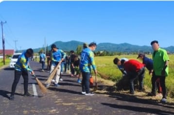 Semangat Kemerdekaan, Lapas Tondano Bersama Pemerintah Bersihkan Jalan Tondano–Papakelan