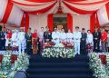 Kapolda Bersama PJU dan Bhayangkari Hadiri Peringatan Detik-Detik Proklamasi Tahun 2026 di Kantor Gubernur Sulut